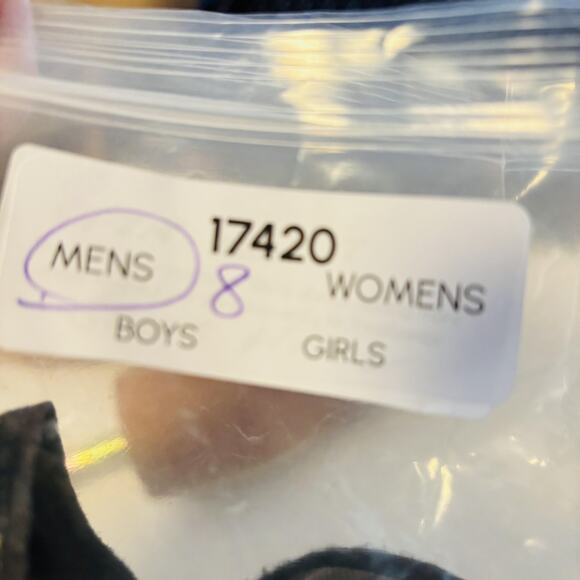 Converse Shoes Mens 8 Black Chuck Taylor All Star Logo Print High Top Sneakers - Picture 8 of 8